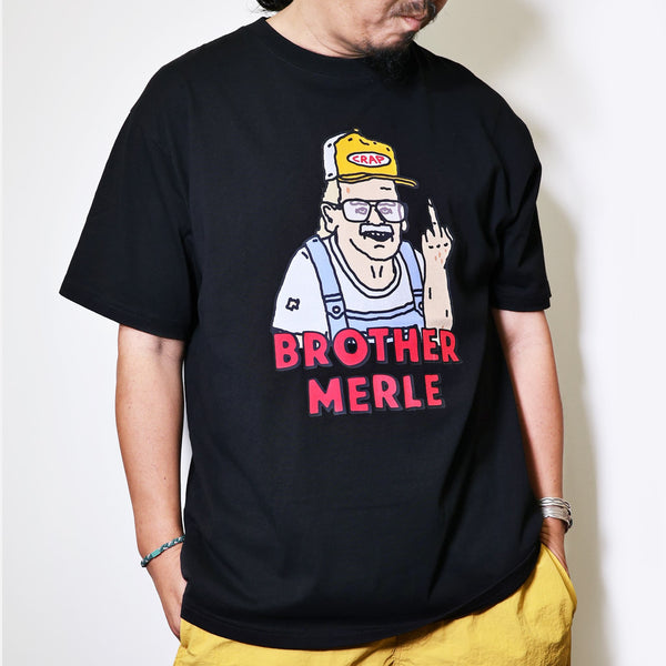 RSC×BROTHER MERLE / F〇CK おじいちゃん T-SHIRT【25853252】
