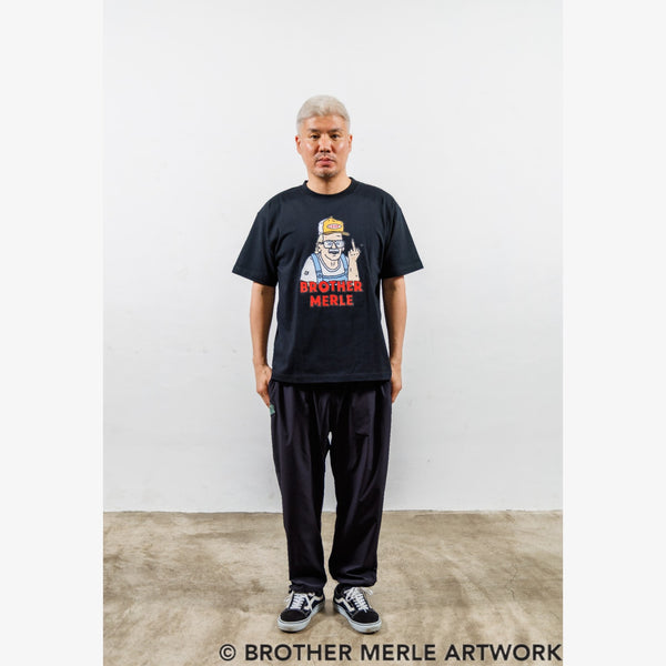 RSC×BROTHER MERLE "Crap Hap Grandpa" T-SHIRTS【25853252】