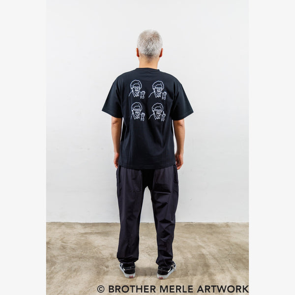 RSC×BROTHER MERLE "Crap Hap Grandpa" T-SHIRTS【25853252】