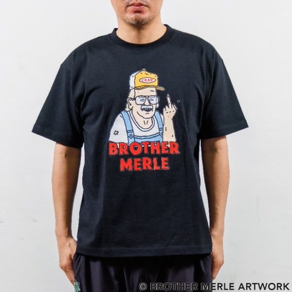 RSC×BROTHER MERLE "Crap Hap Grandpa" T-SHIRTS【25853252】