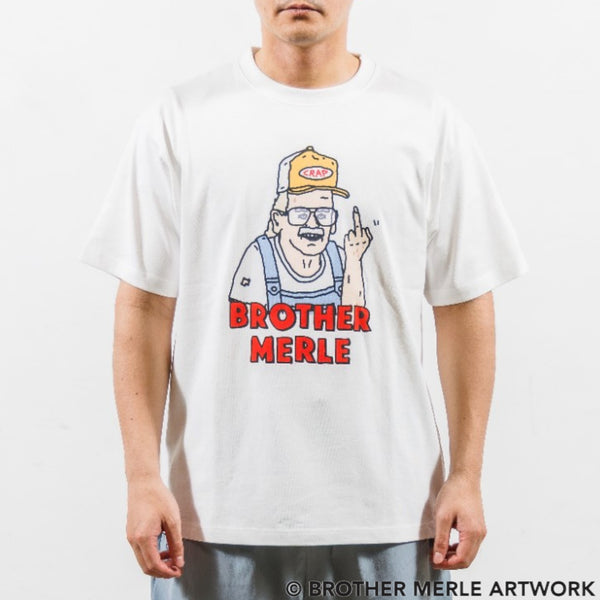 RSC×BROTHER MERLE "Crap Hap Grandpa" T-SHIRTS【25853252】