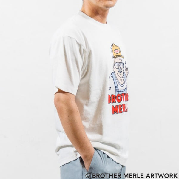 RSC×BROTHER MERLE "Crap Hap Grandpa" T-SHIRTS【25853252】