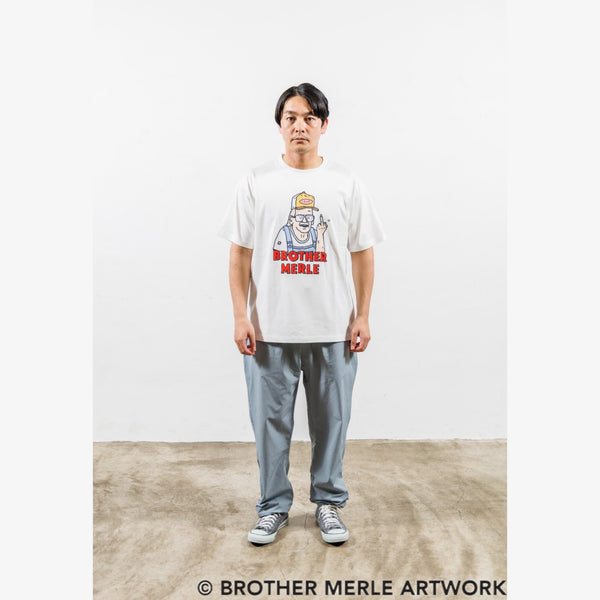 RSC×BROTHER MERLE "Crap Hap Grandpa" T-SHIRTS【25853252】