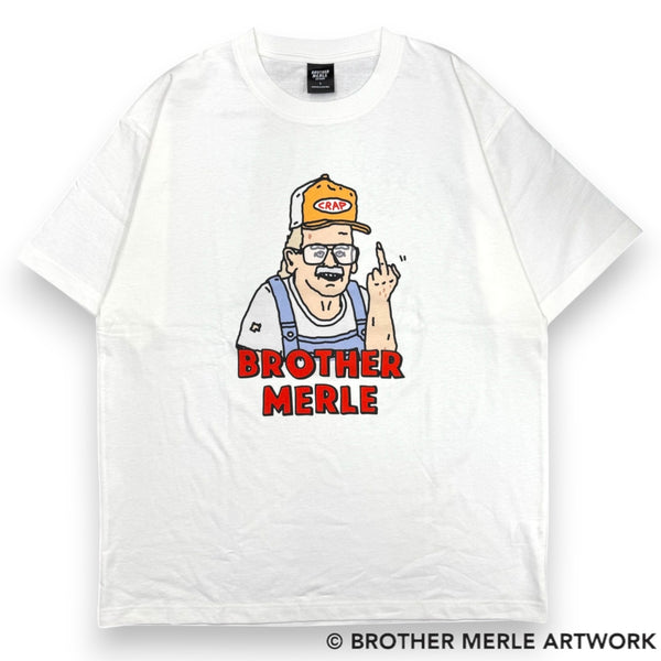 RSC×BROTHER MERLE "Crap Hap Grandpa" T-SHIRTS【25853252】