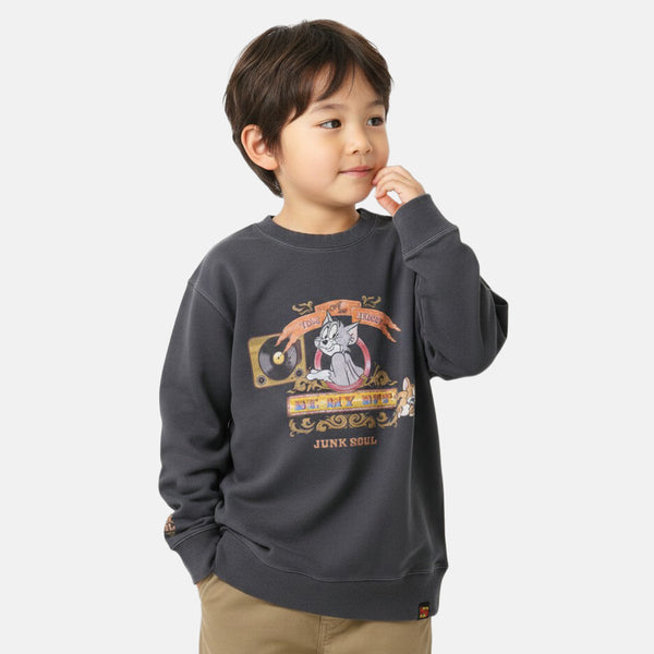 <KIDS>JUNK SOUL×TOM&JERRY / BE MY BFF SWEATSHIRT 【25953110】