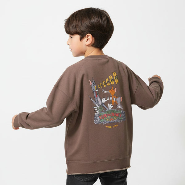 <KIDS>JUNK SOUL×TOM&JERRY / ビックリ！ SWEATSHIRT【25953111】