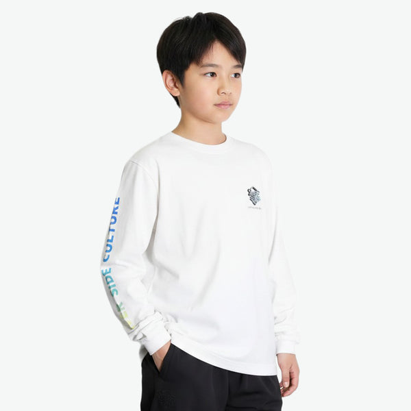 ＜KIDS＞RIVER SIDE CULTURE  / ARM LOGO LS T-SHIRT【25953219】