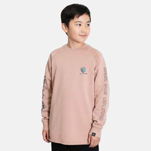 ＜KIDS＞RIVER SIDE CULTURE / ORIGINAL LOGO SWEATSHIRT【25953221】