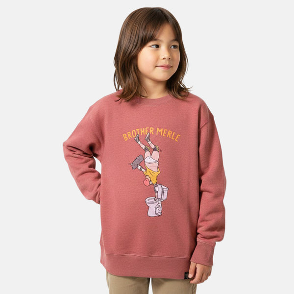 ＜KIDS＞RSC×BROTHER MERLE / TOILET ONE MAKE SWEATSHIRT【25953223】
