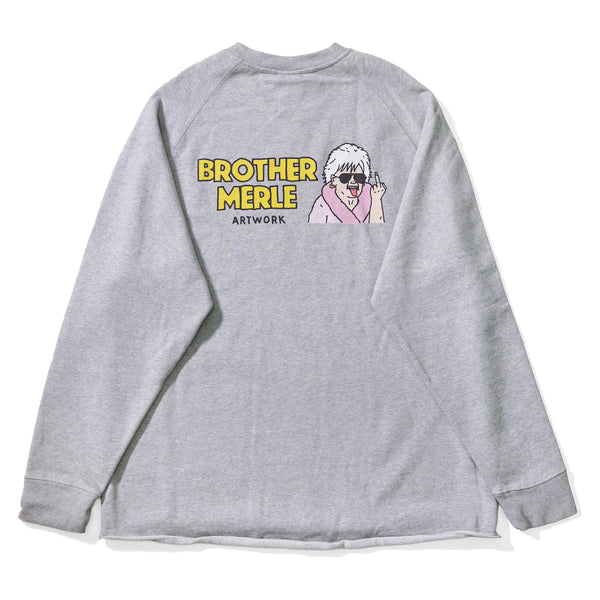 RSC×BROTHER MERLE / F〇CK おばあちゃん SWEATSHIRT【25953213】