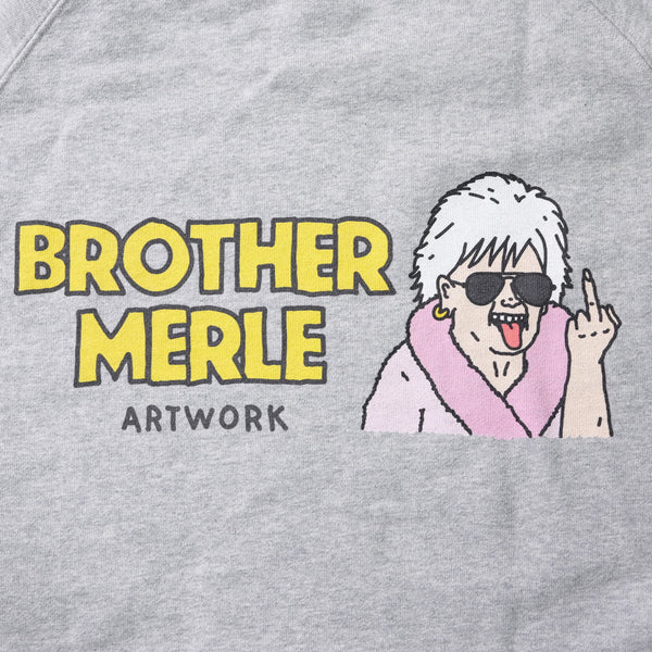 RSC×BROTHER MERLE / F〇CK おばあちゃん SWEATSHIRT【25953213】