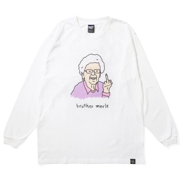 RSC×BROTHER MERLE / F〇CK おばあちゃん LS T-SHIRT【25953228】