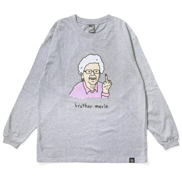 RSC×BROTHER MERLE / F〇CK おばあちゃん LS T-SHIRT【25953228】