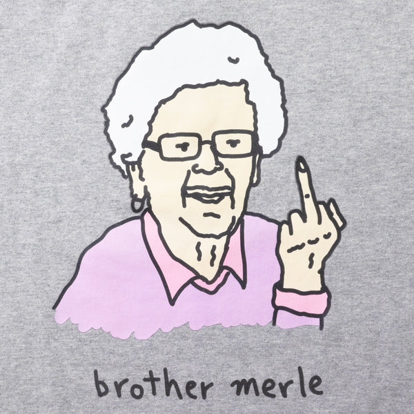 RSC×BROTHER MERLE / F〇CK おばあちゃん LS T-SHIRT【25953228】