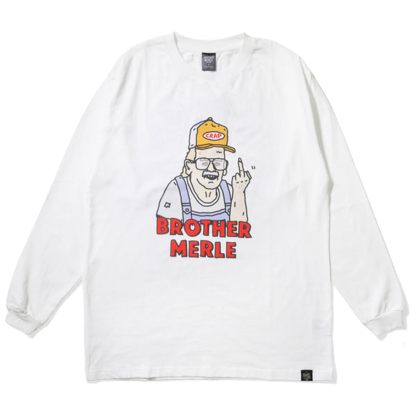 RSC×BROTHER MERLE / F〇CK おじいちゃん LS T-SHIRT【25953229】