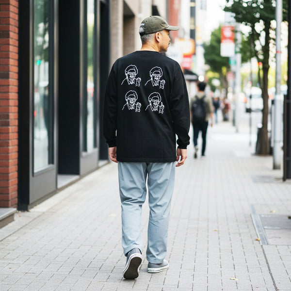 RSC×BROTHER MERLE / F〇CK おじいちゃん LS T-SHIRT【25953229】