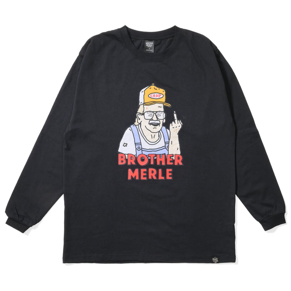 RSC×BROTHER MERLE / F〇CK おじいちゃん LS T-SHIRT【25953229】