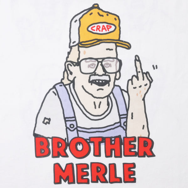 RSC×BROTHER MERLE / F〇CK おじいちゃん LS T-SHIRT【25953229】