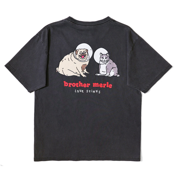 RSC×BROTHER MERLE / SKATING DOG T-SHIRT【26853206】