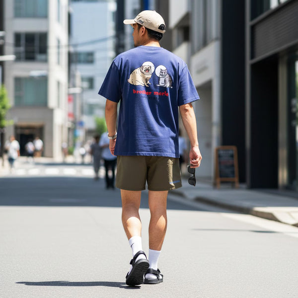 RSC×BROTHER MERLE / SKATING DOG T-SHIRT【26853206】