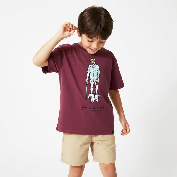 ＜KIDS＞RSC×BROTHER MERLE / ノーパン犬の散歩 T-SHIRT【26853218】