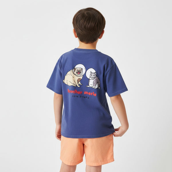 ＜KIDS＞RSC×BROTHER MERLE / SKATING DOG T-SHIRT【26853219】