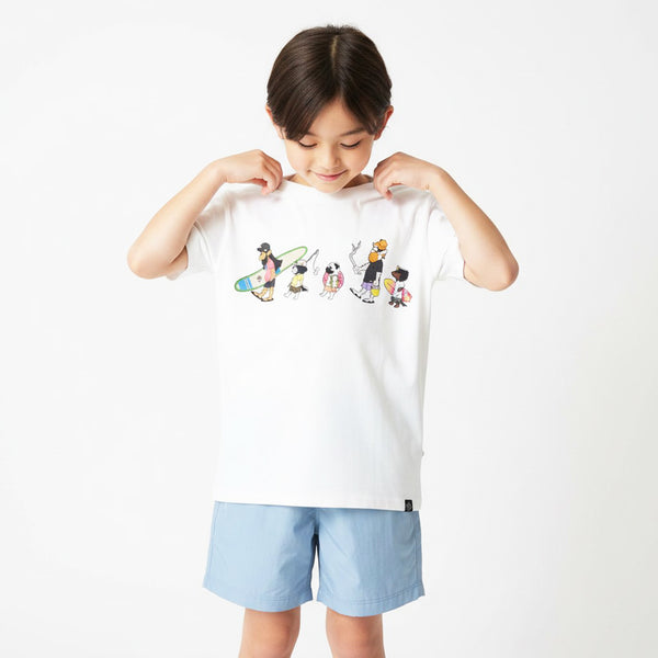 ＜KIDS＞RIVER SIDE CULTURE  / MARCO'S FAMILY LET'S SURF T-SHIRT【26853221】