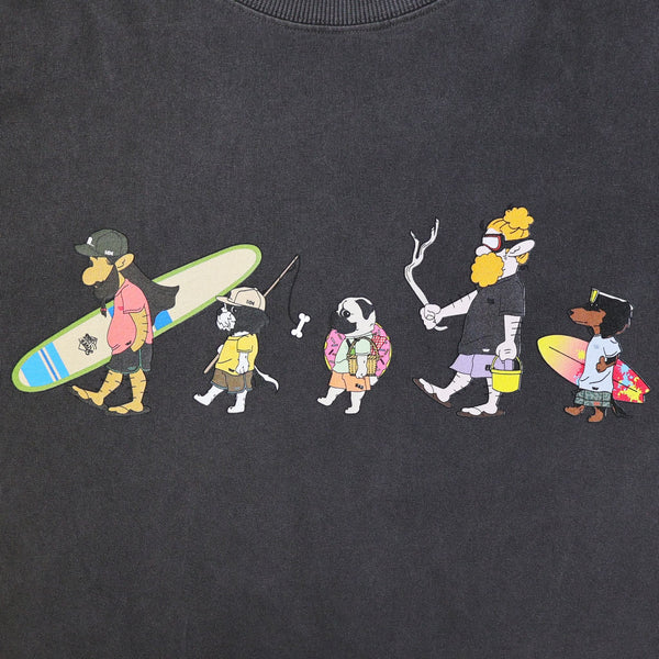＜KIDS＞RIVER SIDE CULTURE  / MARCO'S FAMILY LET'S SURF T-SHIRT【26853221】