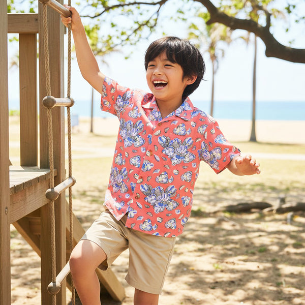 ＜KIDS＞RIVER SIDE CULTURE  / ORIGINAL ALOHA SHIRT【26853225】