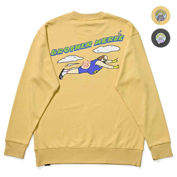 RSC×BROTHER MERLE / SUPERMAN F〇CK SWEATSHIRT 【26853239】