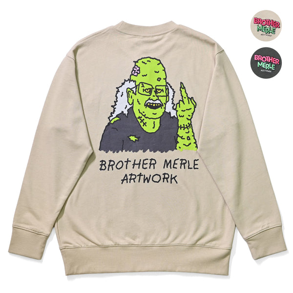 RSC×BROTHER MERLE / F〇CK ZOMIBE おじさん SWEATSHIRT 【26853241】