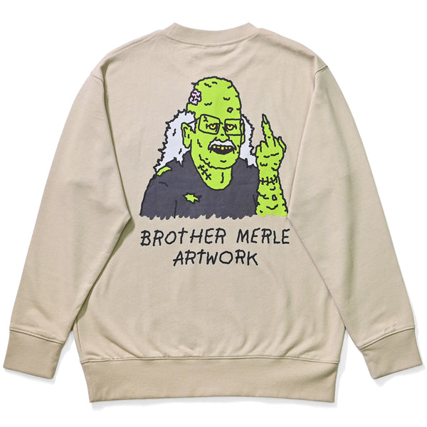 RSC×BROTHER MERLE / F〇CK ZOMIBE おじさん SWEATSHIRT 【26853241】