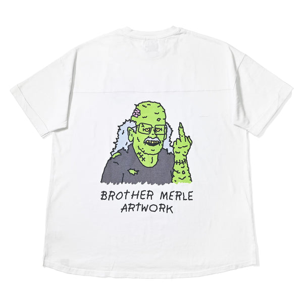 RSC×BROTHER MERLE / F〇CK ZOMBIE おじさん T-SHIRT(FREE SIZE) 【26853243】