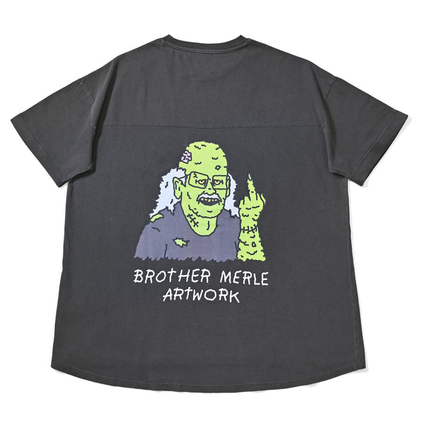 RSC×BROTHER MERLE / F〇CK ZOMBIE おじさん T-SHIRT(FREE SIZE) 【26853243】