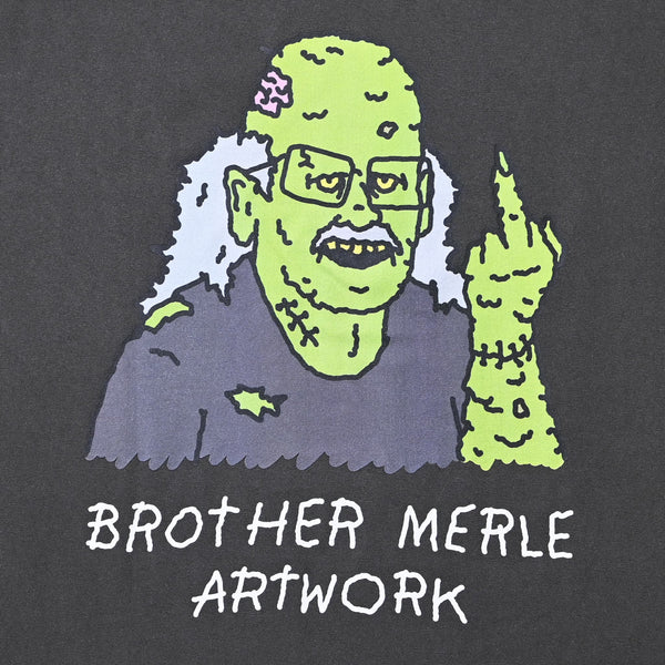 RSC×BROTHER MERLE / F〇CK ZOMBIE おじさん T-SHIRT(FREE SIZE) 【26853243】