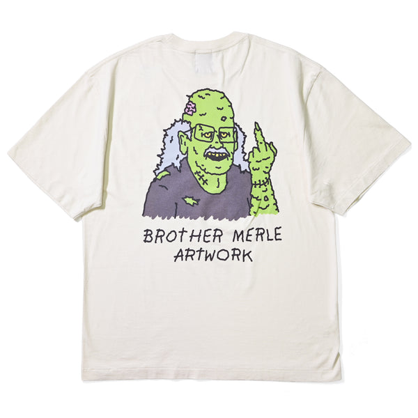 RSC×BROTHER MERLE / F〇CK ZOMBIE おじさん T-SHIRT 【26853245】
