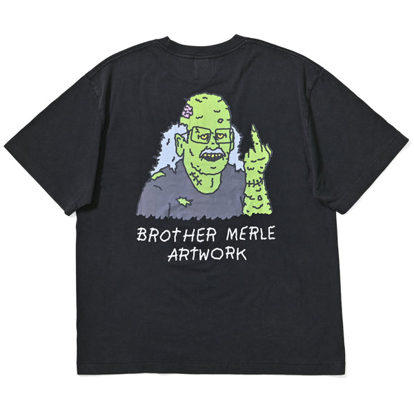 RSC×BROTHER MERLE / F〇CK ZOMBIE おじさん T-SHIRT 【26853245】