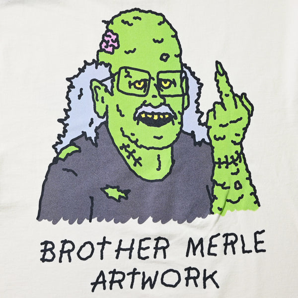 RSC×BROTHER MERLE / F〇CK ZOMBIE おじさん T-SHIRT 【26853245】