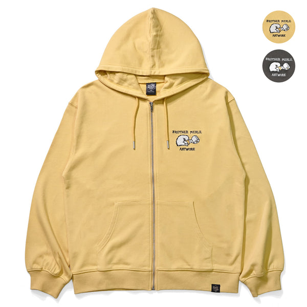 RSC×BROTHER MERLE / F〇CK ALLSTARS ZIP HOODIE 【26853247】