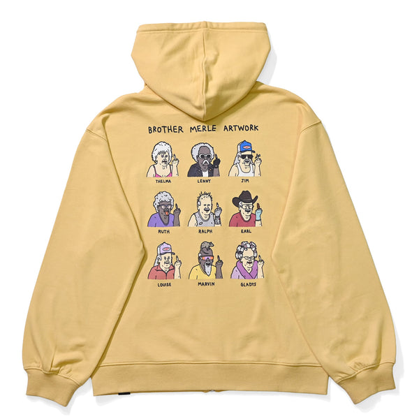 RSC×BROTHER MERLE / F〇CK ALLSTARS ZIP HOODIE 【26853247】