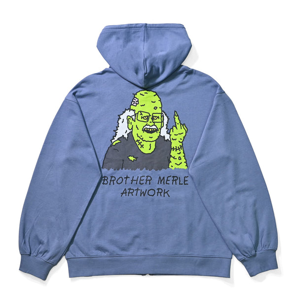 RSC×BROTHER MERLE / F〇CK ZOMBIE おじさん ZIP HOODIE 【26853248】
