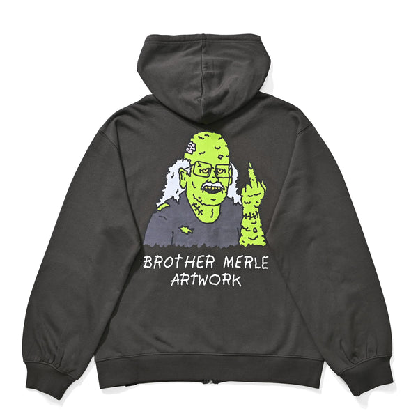 RSC×BROTHER MERLE / F〇CK ZOMBIE おじさん ZIP HOODIE 【26853248】