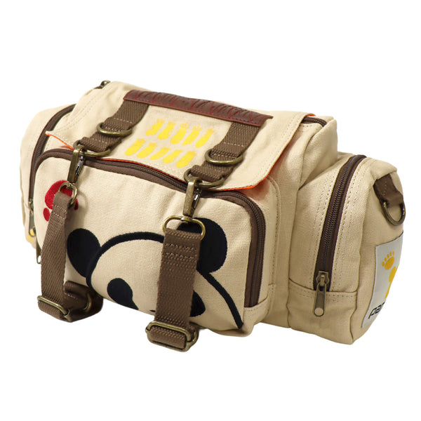 熊猫謹製 ミリタリー ドラム型 ウエストバッグ（595901 MENS/WOMENS)