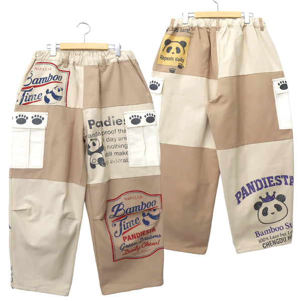 PANDIESTA シンメトリー 切替 リメイク カーゴパンツ(595958 MENS/WOMENS)