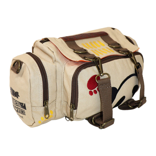 熊猫謹製 ミリタリー ドラム型 ウエストバッグ（595901 MENS/WOMENS)