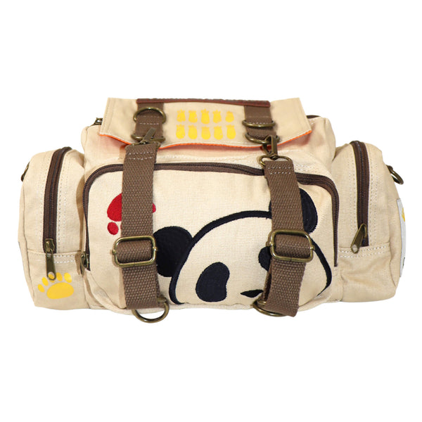 熊猫謹製 ミリタリー ドラム型 ウエストバッグ（595901 MENS/WOMENS)