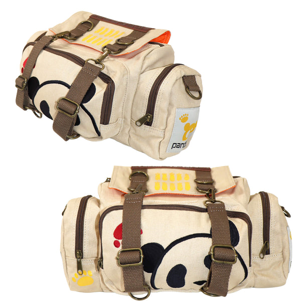 熊猫謹製 ミリタリー ドラム型 ウエストバッグ（595901 MENS/WOMENS)