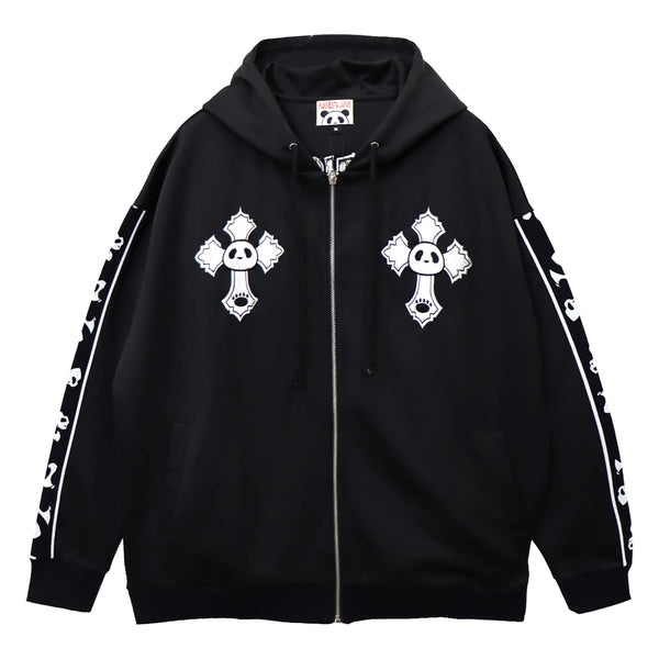 PANDIESTA ぬいぐるみパンダ フルジップ パーカー (595103 MENS/WOMENS)