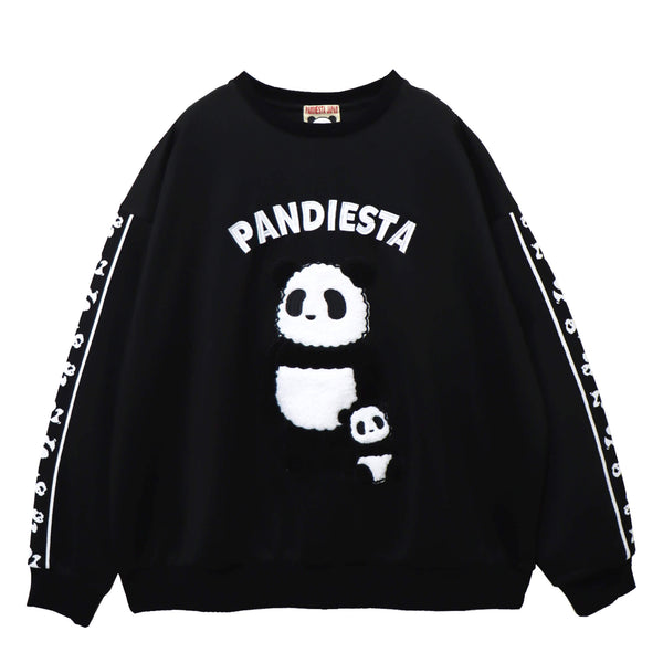 PANDIESTA ぬいぐるみパンダ プルオーバー (595105 MENS/WOMENS)