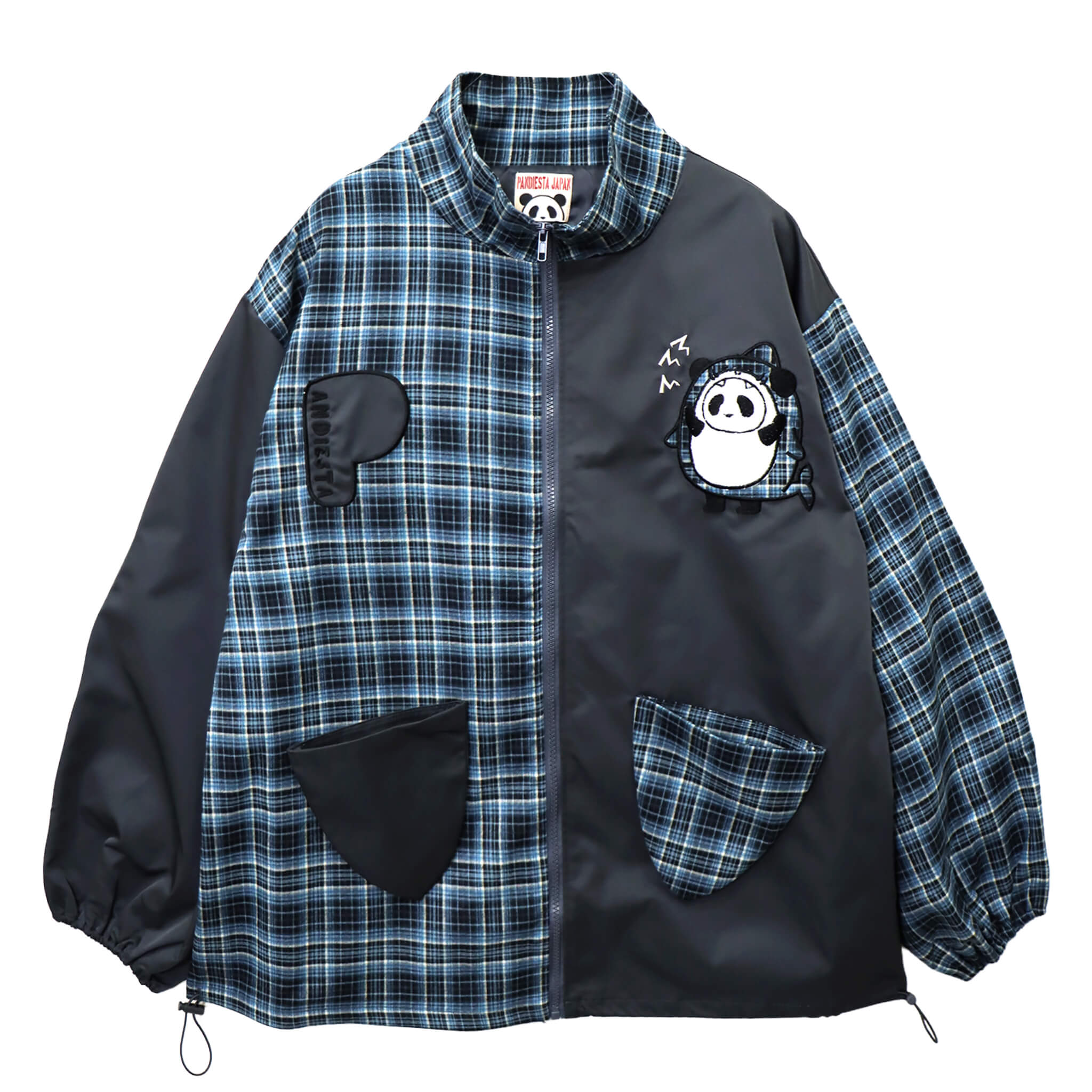ぱんぱかぱんだ　74、63 PANDIESTA サメパンダ シャカシャカ ジャケット セットアップ